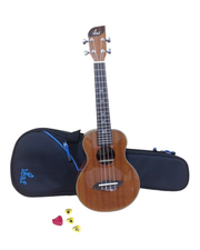 Leaf Mahogany Body Rosewood Fingerboard 19-Fret Concert Ukulele - Natural L100