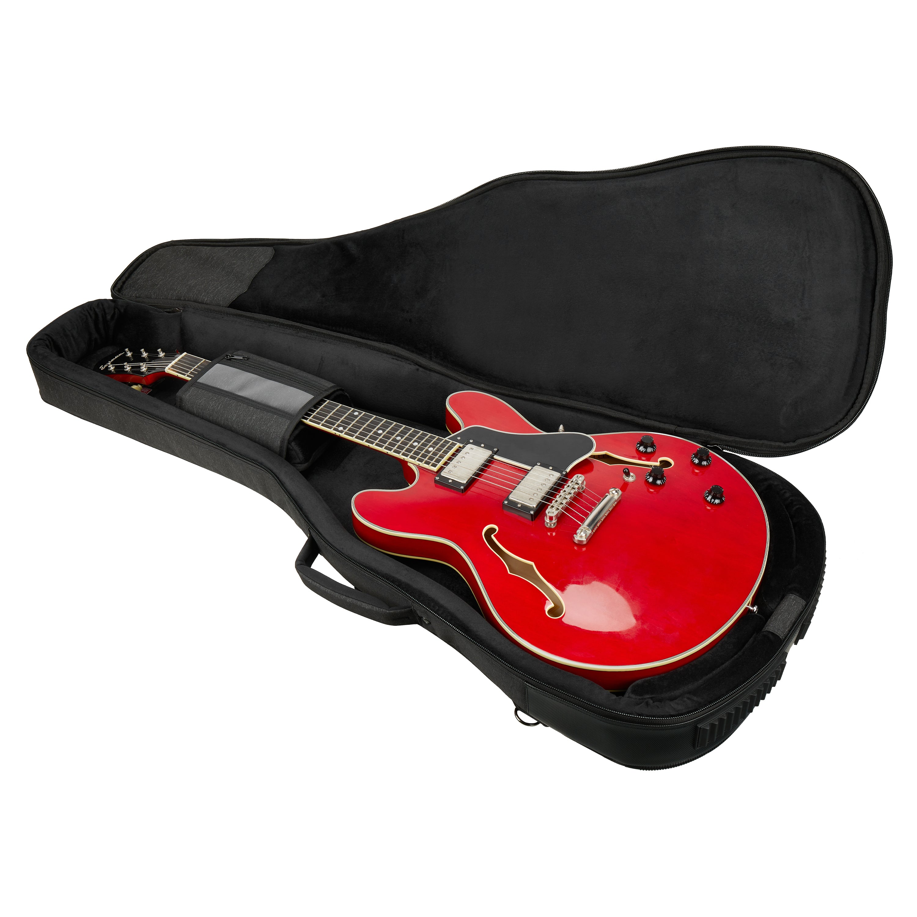 Music Area TANG30 30mm Padded Weather-Proof Semi-Hollow Electric Guitar Gig Bag w/ Multi Handles  - TANG30ES335BLK
