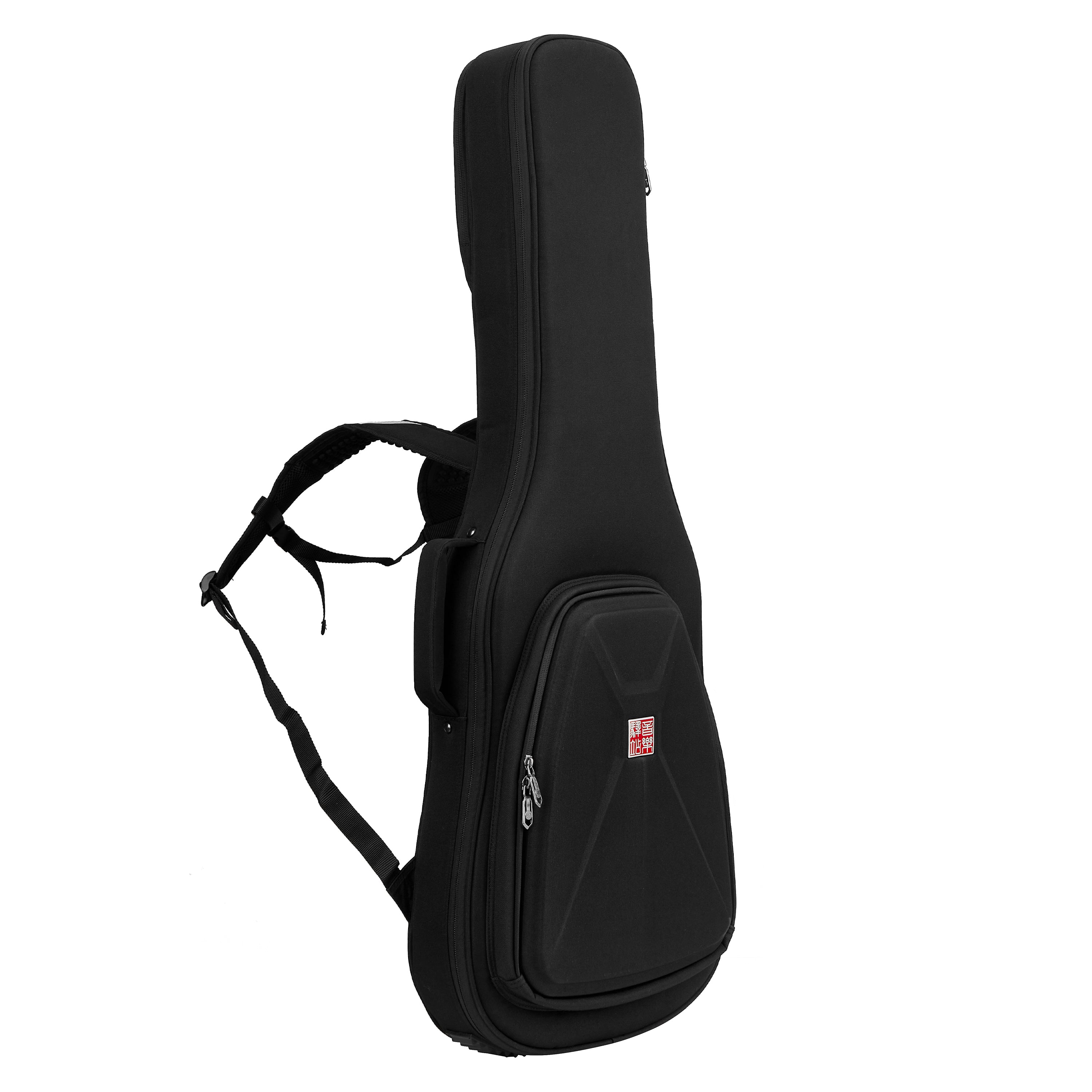 Music Area WIND20 PRO 30mm Padded Weather-Proof Electric Guitar Gig Bag w/ ABS Hard Shell Reinforcements - WIND20PROEGBLK