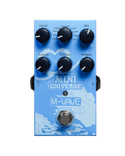 M-VAVE mini universe Electric Guitar Reverb Effects Pedal True Bypass Design Metal Case with Bonus Patch Cables - MINIUNIVERSEP014015M