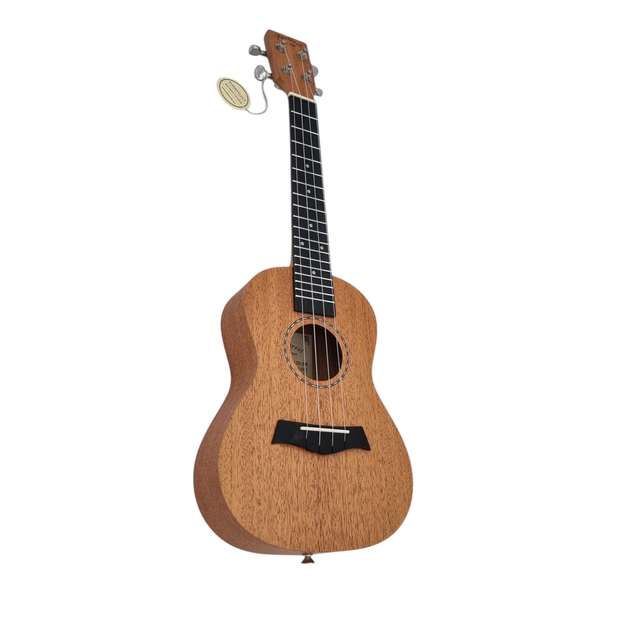Mentreel UK23100 All Mahogany Concert Concert Ukulele (23-Inch) + Ukulele Stand