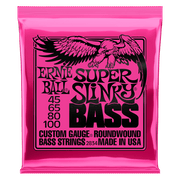 Ernie Ball Super Slinky Nickel Wound Electric Bass Strings 45-100 Gauge | P02834