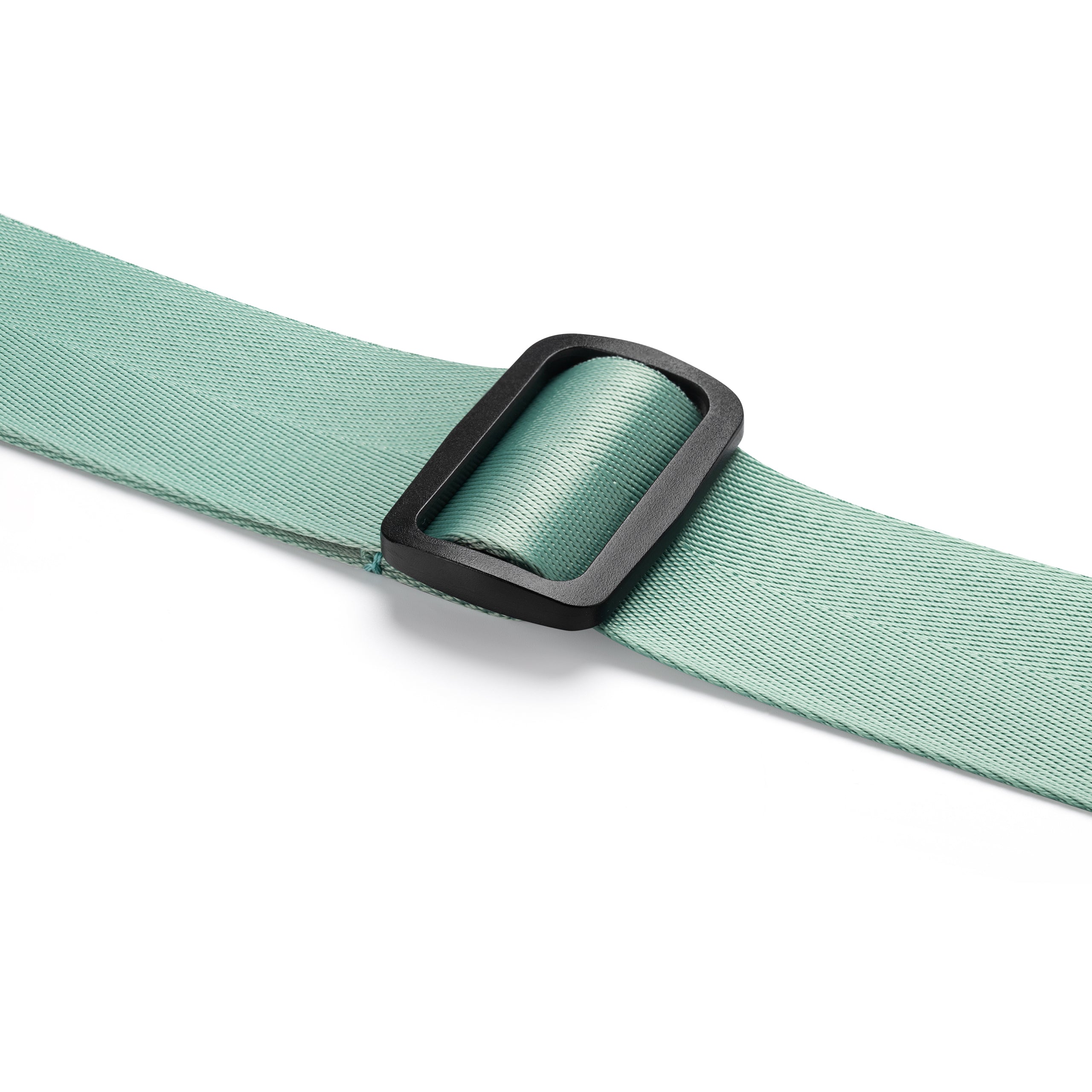 Amumu PA01WLG Seatbelt Guitar Strap with Clip Light Green Nylon