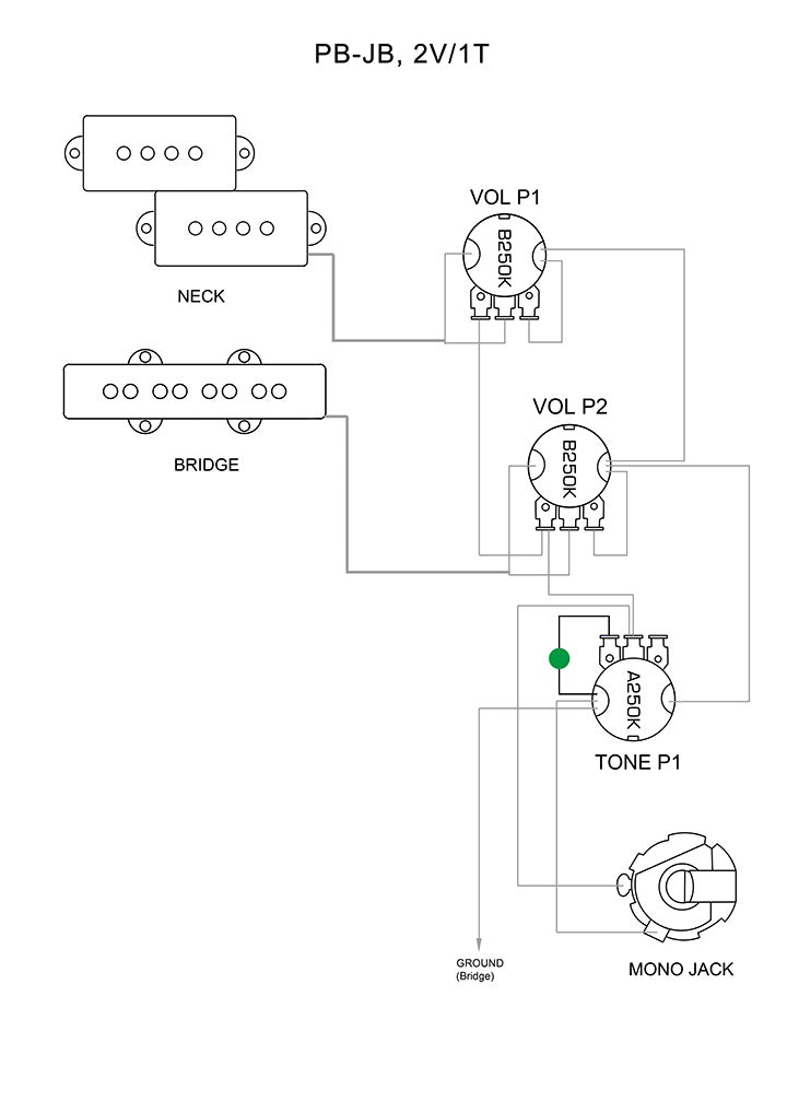B325DIY Solid Okoume body Electric Bass Guitar DIY Kit w/Bonus Picks
