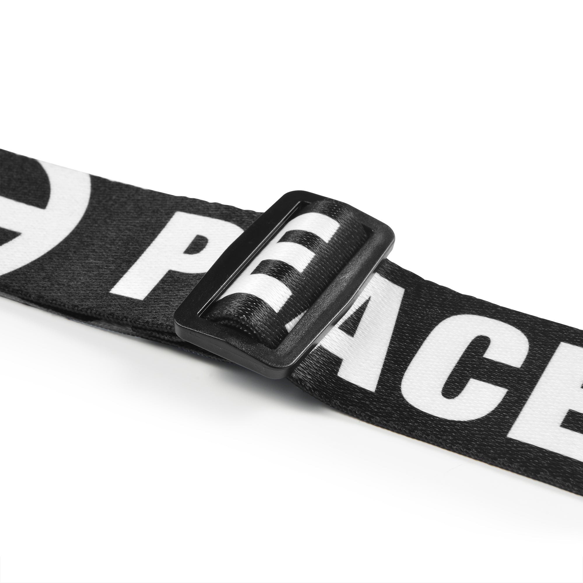 Amumu PC09PWT World Peace Guitar Strap White Polyester Cotton