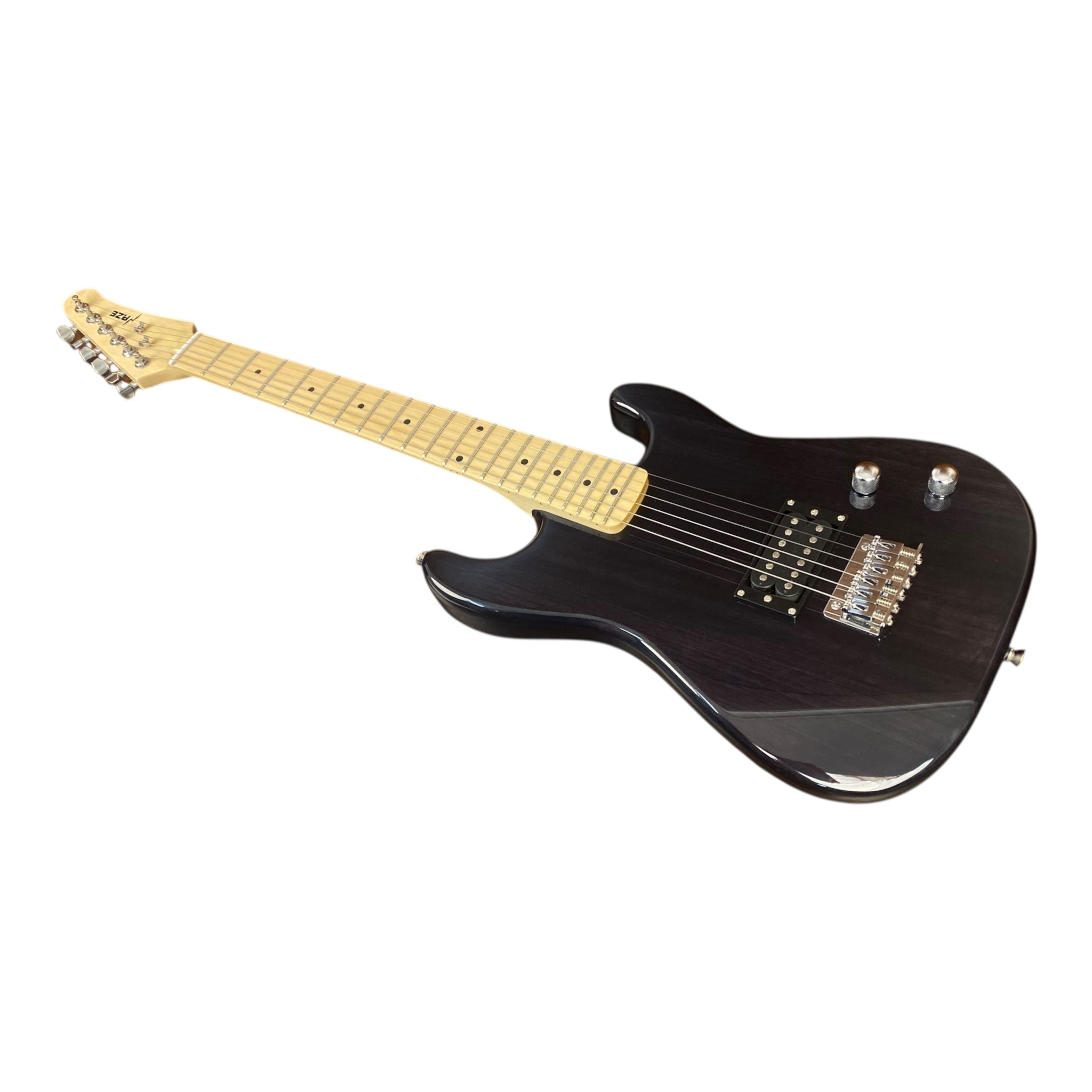 Haze HST01 "Asteroid" Black 3/4 Size Student Electric Guitar