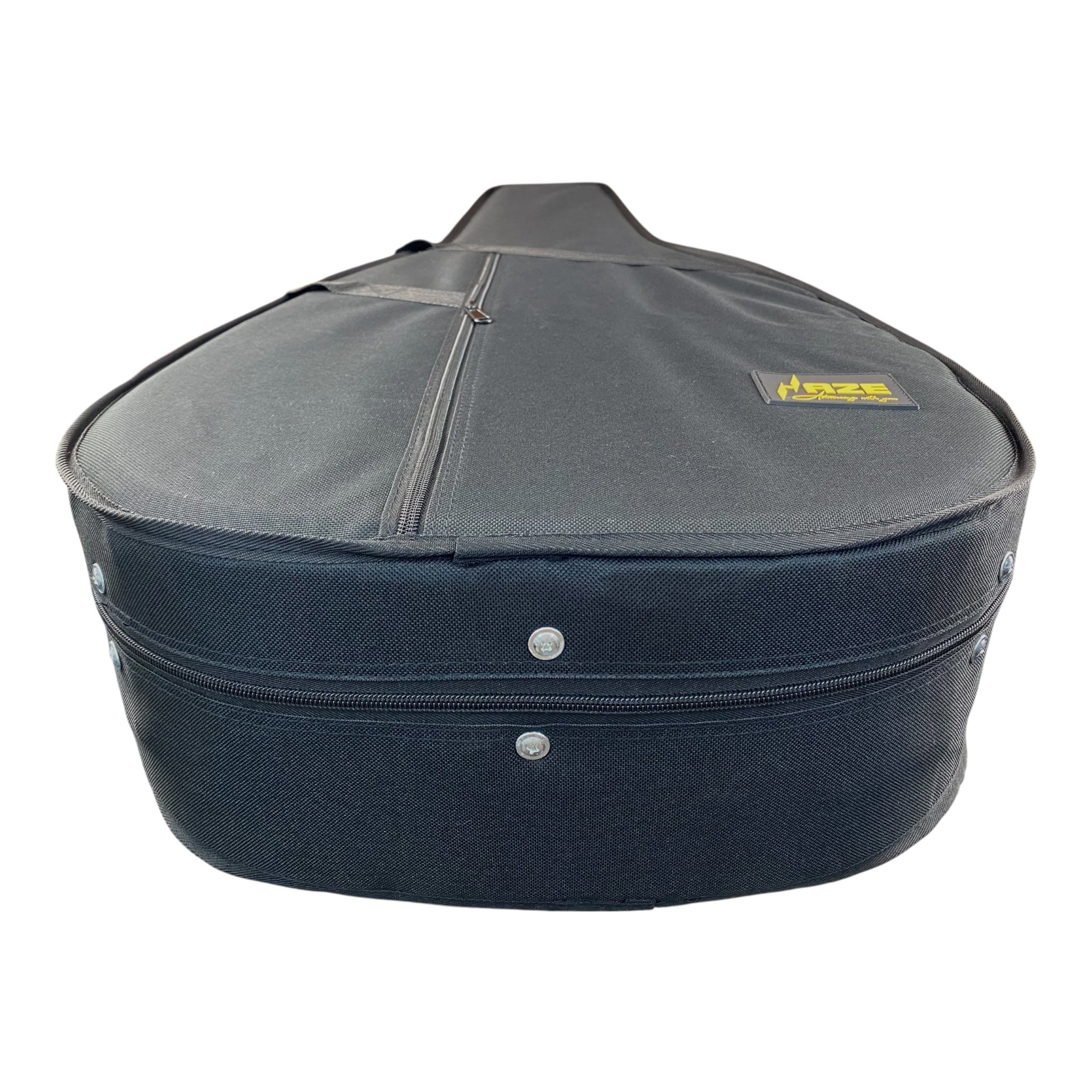 Haze A01 Acoustic Guitar Ultra-Lightweight Hard Foam Case - Single Strap, Black