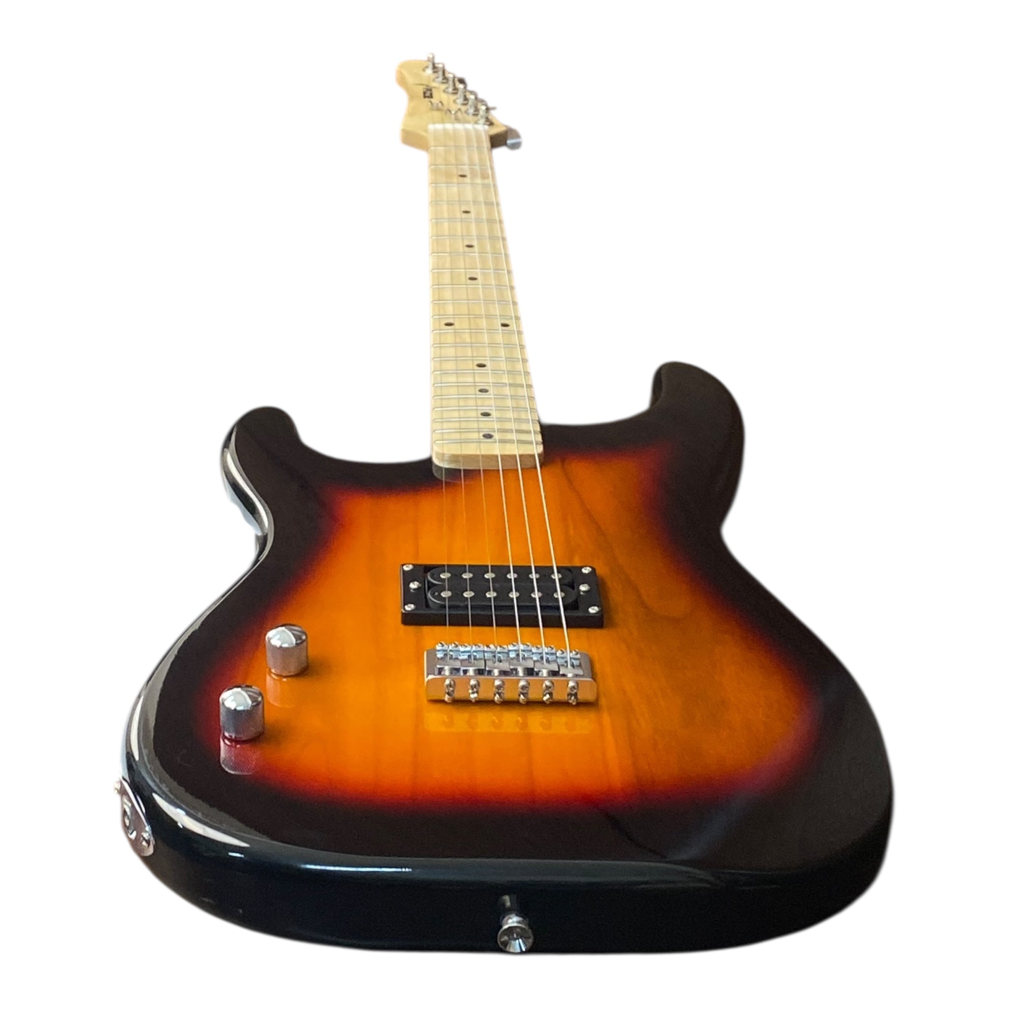 Haze HST01 "Inferno" Sunburst Left-Handed 4/4 Size Student Electric Guitar + 10W Amp (Optional)