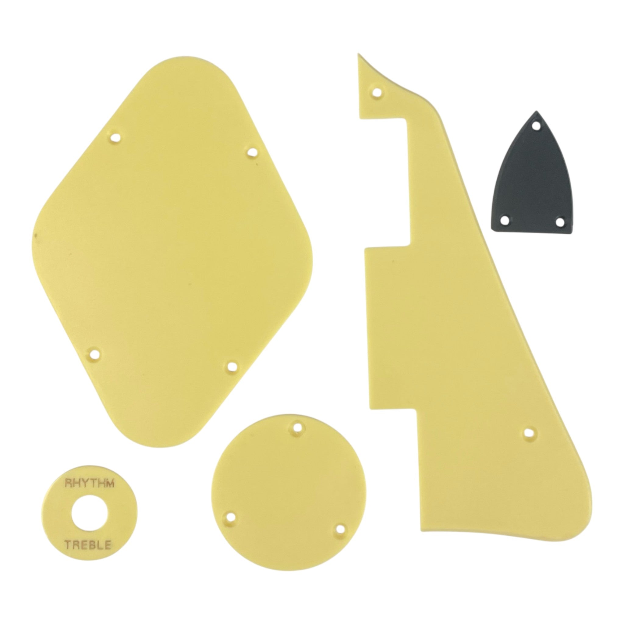 LPM385SFMDIY Solid Flame Maple Top Mahogany HLP H-H Electric Guitar DIY Kit - Complete No-Soldering w/ Ivory Trims & Chrome Hardware