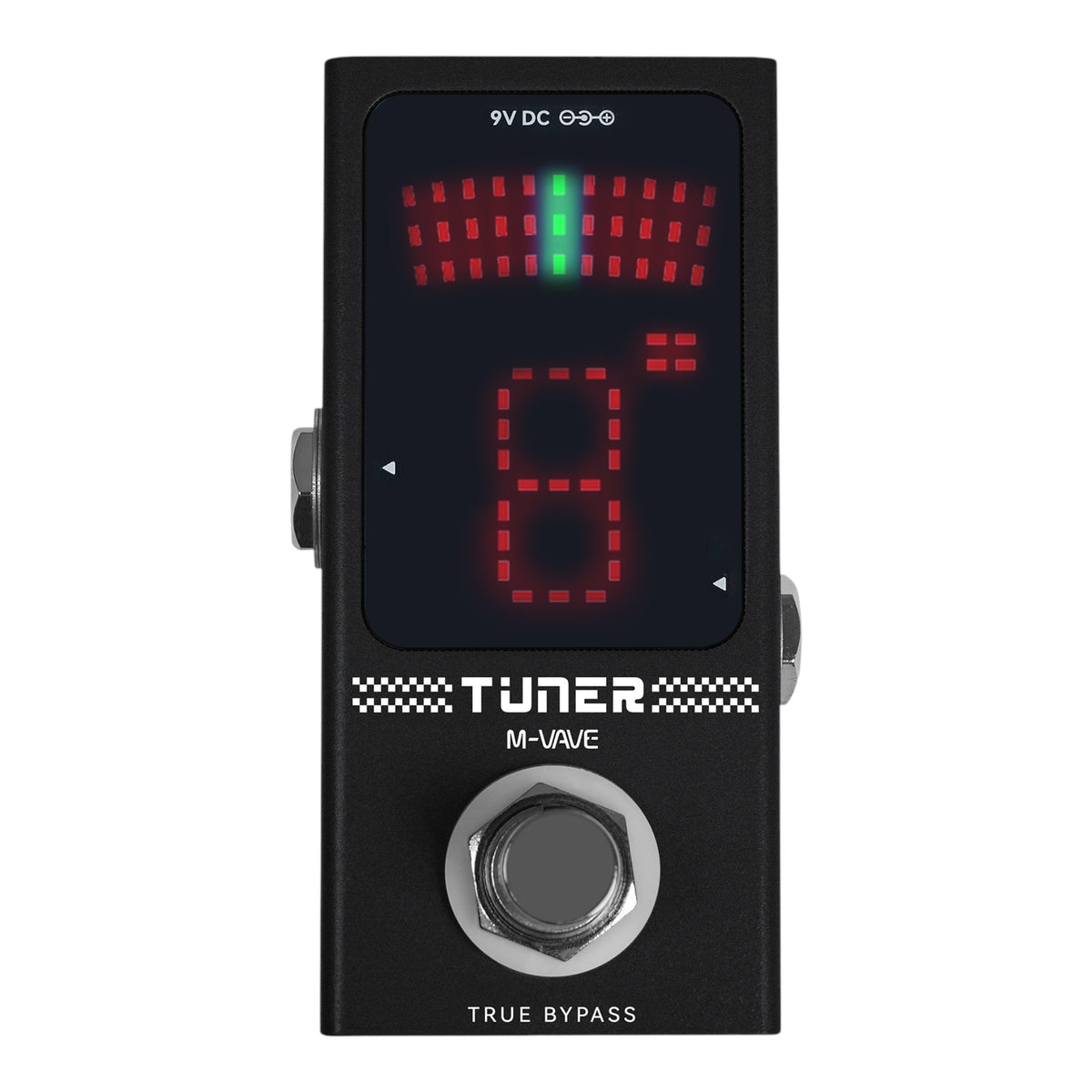 M-VAVE TUNER High-Precision Chromatic Guitar Tuner Pedal w/ True Bypass & Silent Tuning