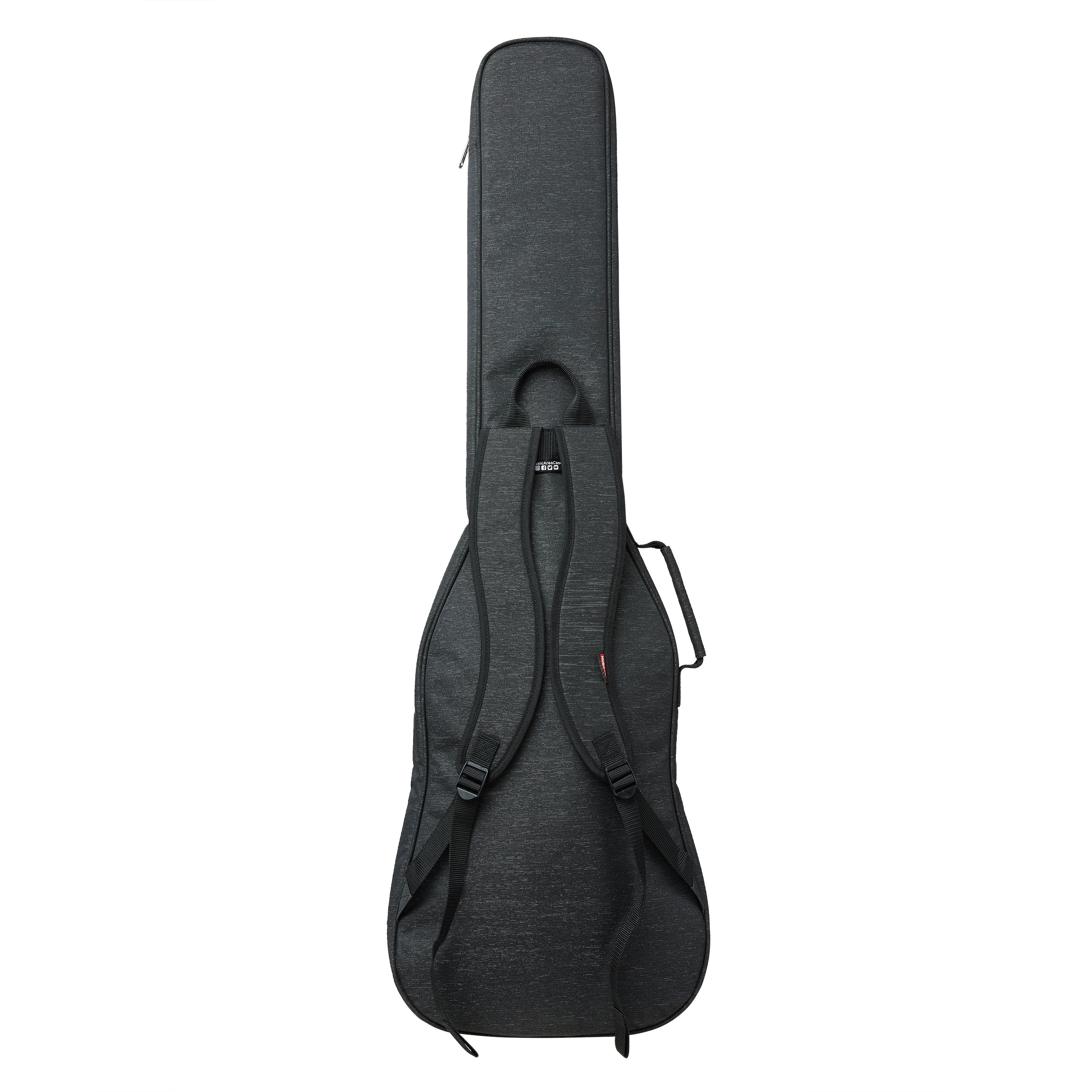 Music Area RB10 10mm Padded Weather-Proof Electric Bass Guitar Gig Bag - RB10EBBLK