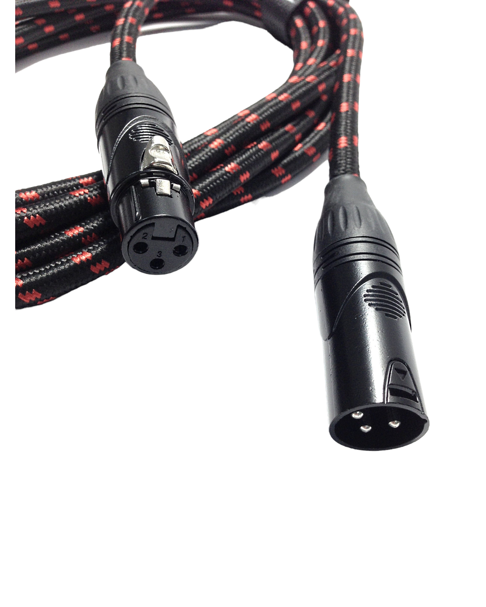 Haze 3m 6m Braided Tweed 3-Pin Balanced XLR Microphone Cable SFXX-001