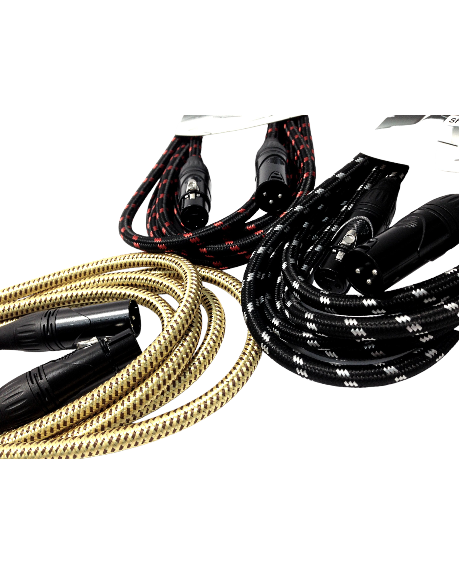 Haze 3m 6m Braided Tweed 3-Pin Balanced XLR Microphone Cable SFXX-001