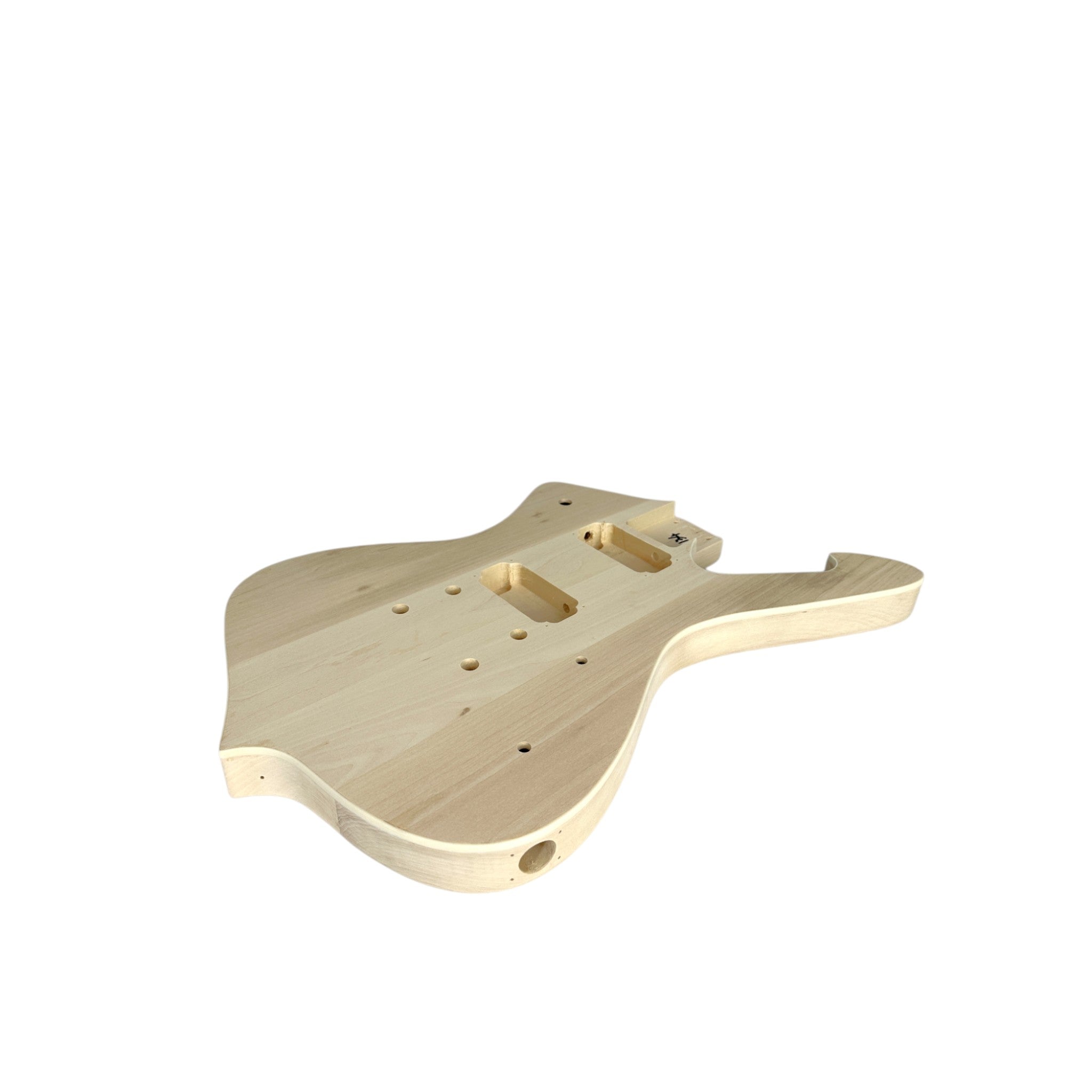 Solid Basswood Electric Guitar DIY Kit with Maple Neck-SIM10MDIY