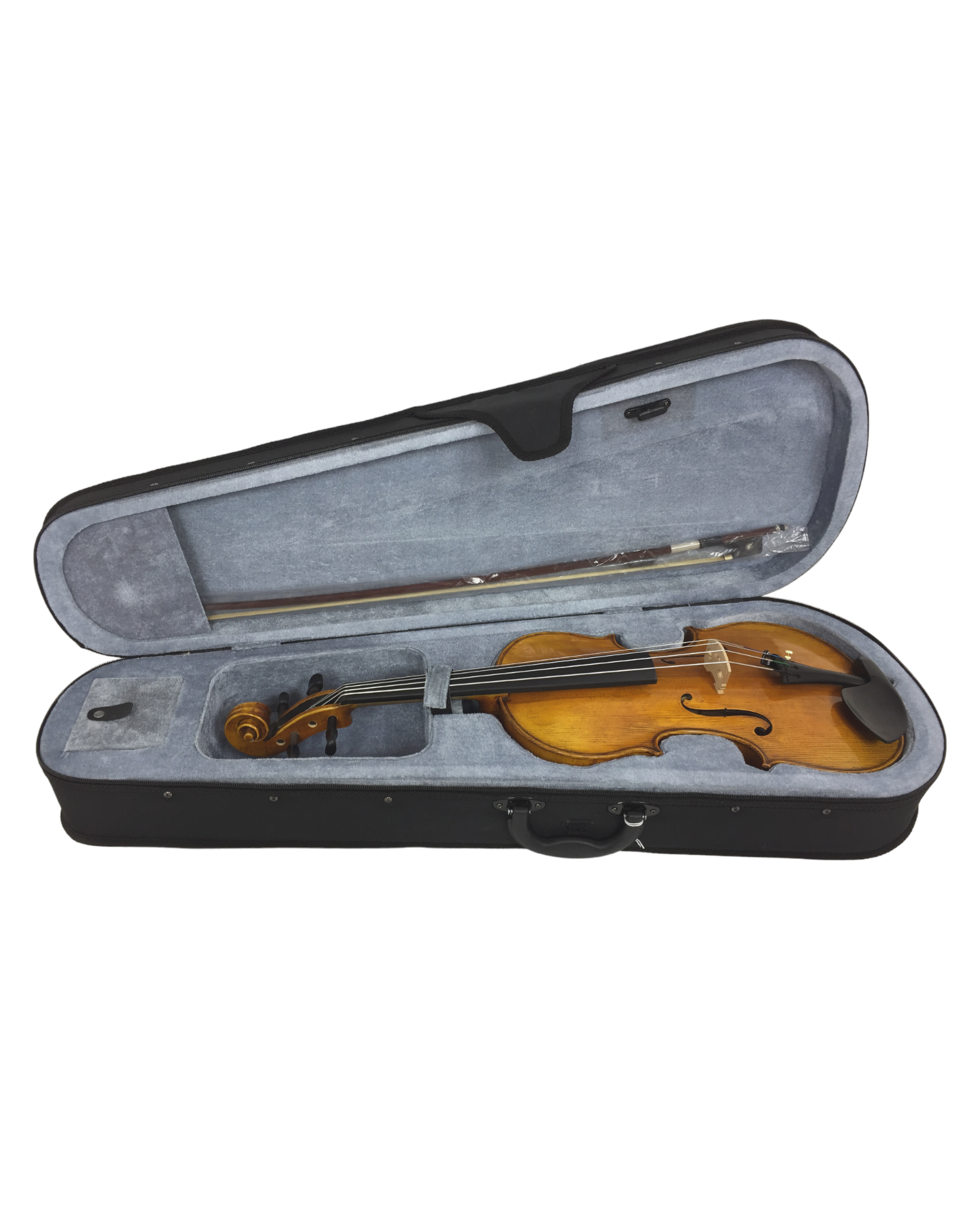 Symphony SJVA02AAA 16" Solid Wood Handmade Viola Outfit, Ebony Fittings