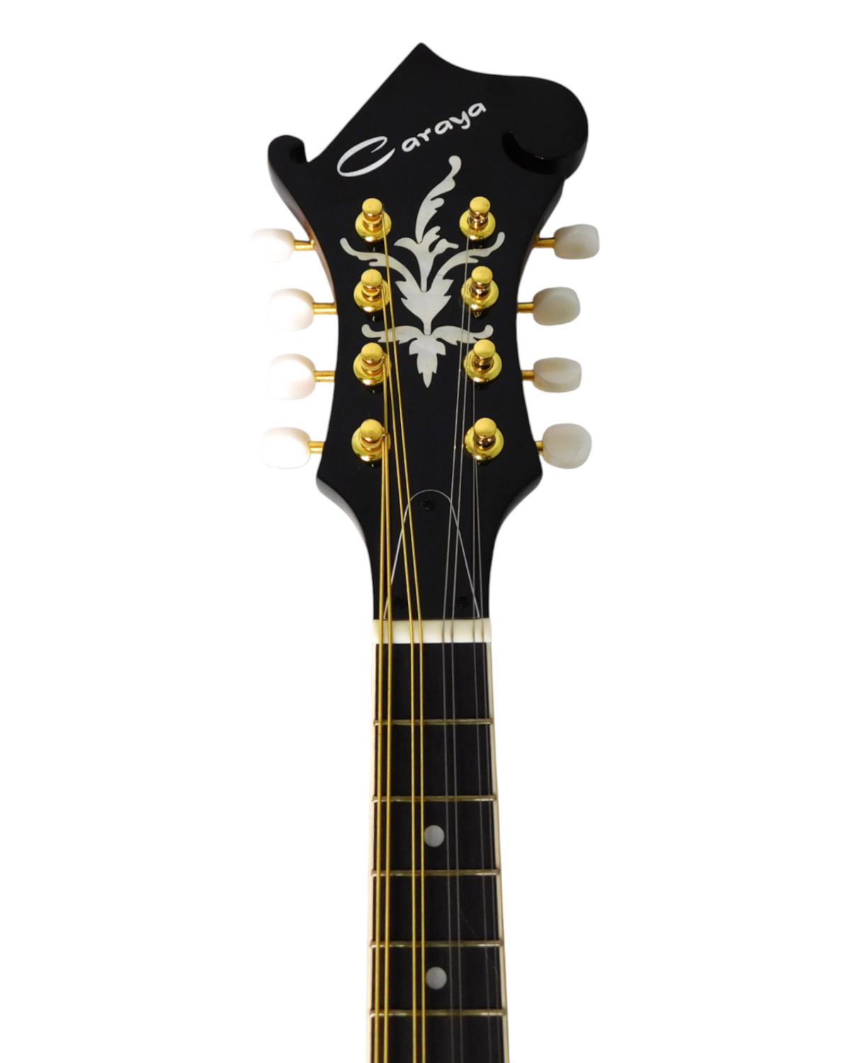(PREORDER: EST. NOV 2026) Caraya Solid Spruce Top F-Style Acoustic-Electric Mandolin in Sunburst w/ Accessories & Lockable Hardcase (Optional) - SMA008EQVS
