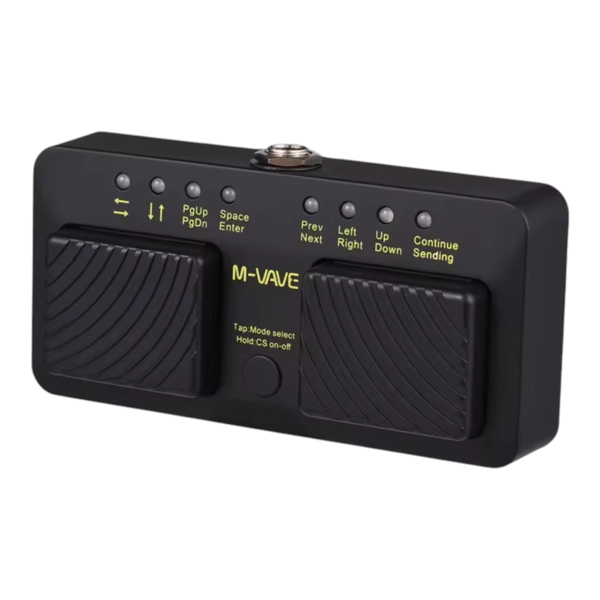 M-VAVE CUBETURNERPRO Wireless Bluetooth 2-Switch Page Turner Foot Pedal w/ 7 Modes & 48-Hour Battery