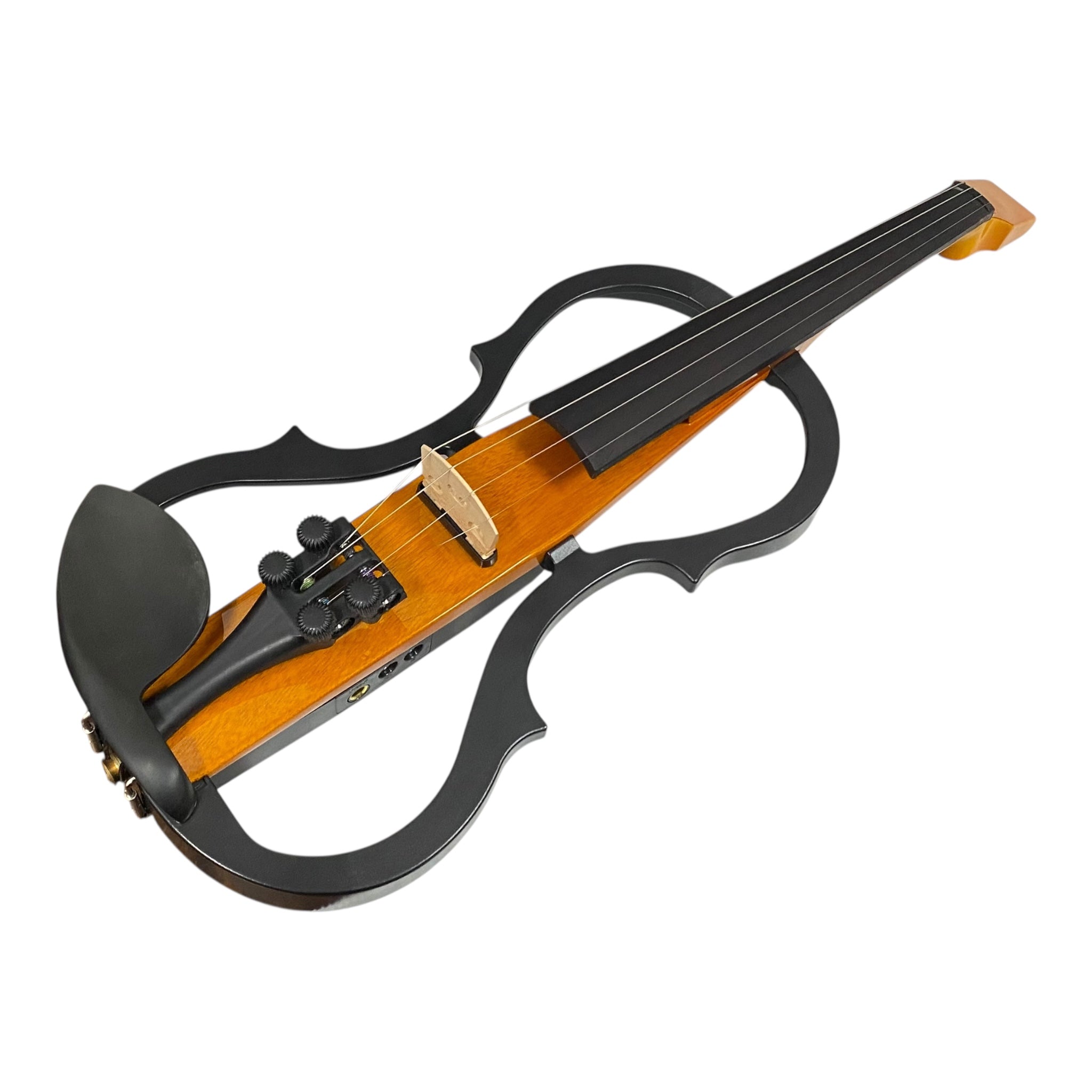 Symphony EVHL01N Headless Catalpa ABS Electric Violin Outfit in Natural Gloss w/ Built-In EQ