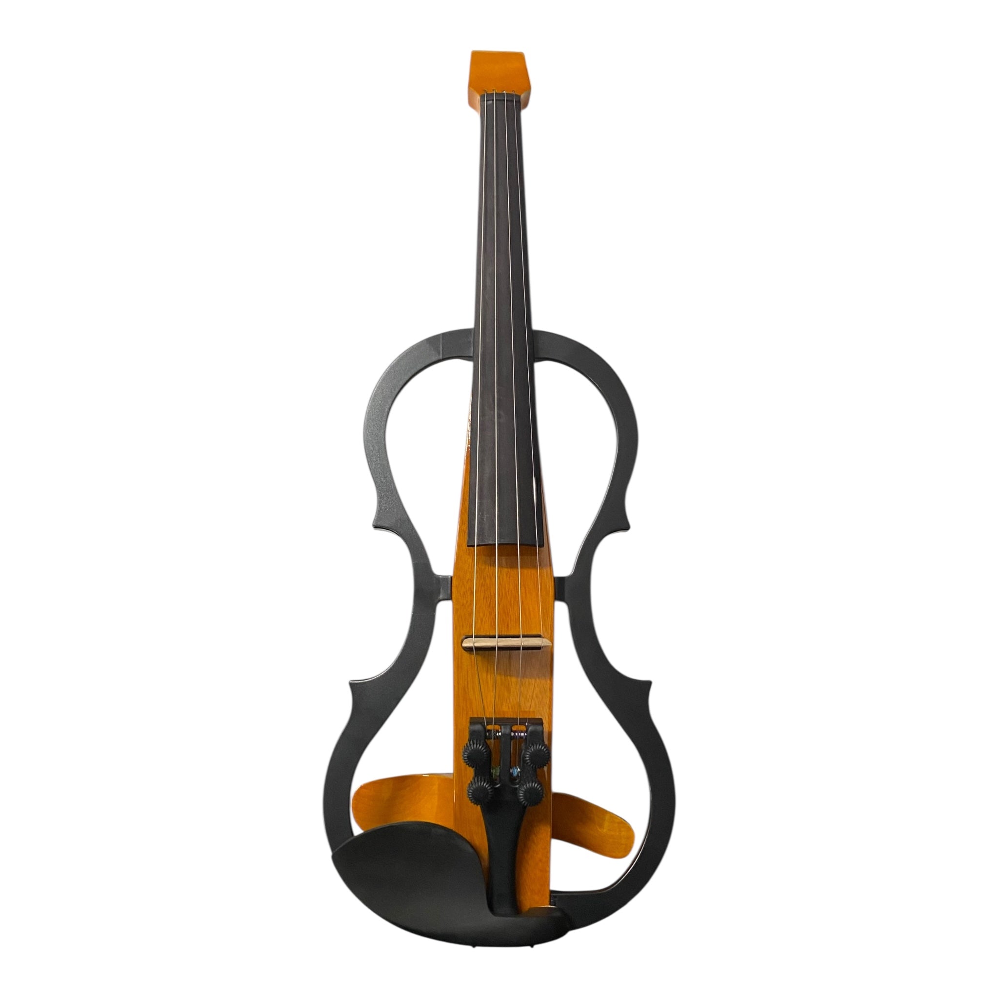 Symphony EVHL01N Headless Catalpa ABS Electric Violin Outfit in Natural Gloss w/ Built-In EQ