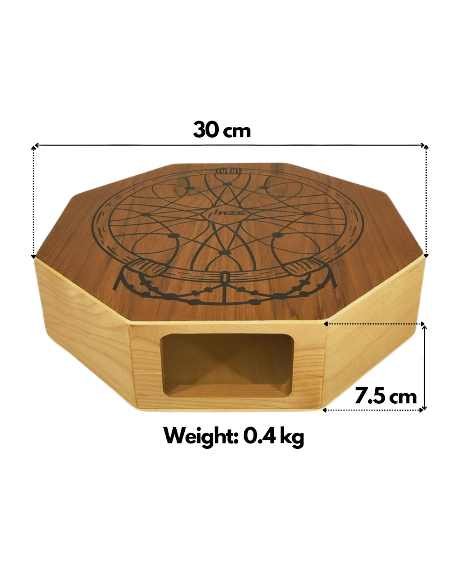 Haze Birch Travel Cajon - Natural W309