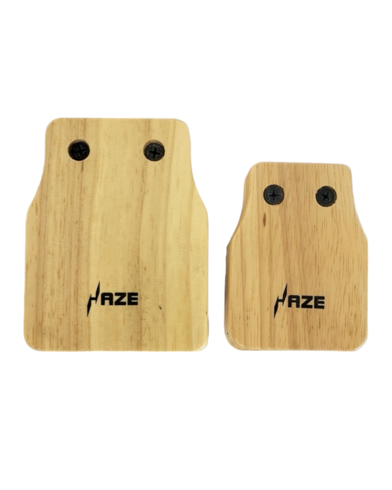 Haze Large & Medium Hand Tambourine Accessory Cajon Companion - Natural W8