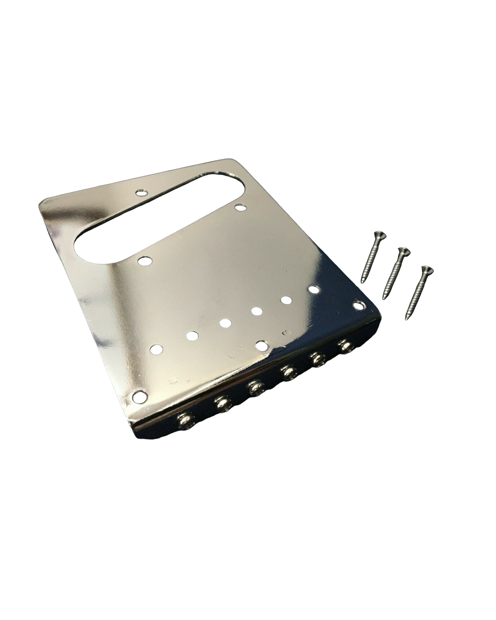YBTL03 Chrome Telecaster Electric Guitar Bridge, Thru, Body+Screws, Wrench