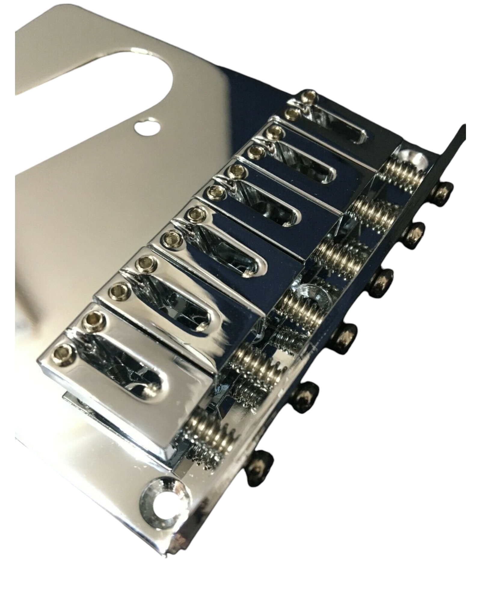 YBTL03 Chrome Telecaster Electric Guitar Bridge, Thru, Body+Screws, Wrench