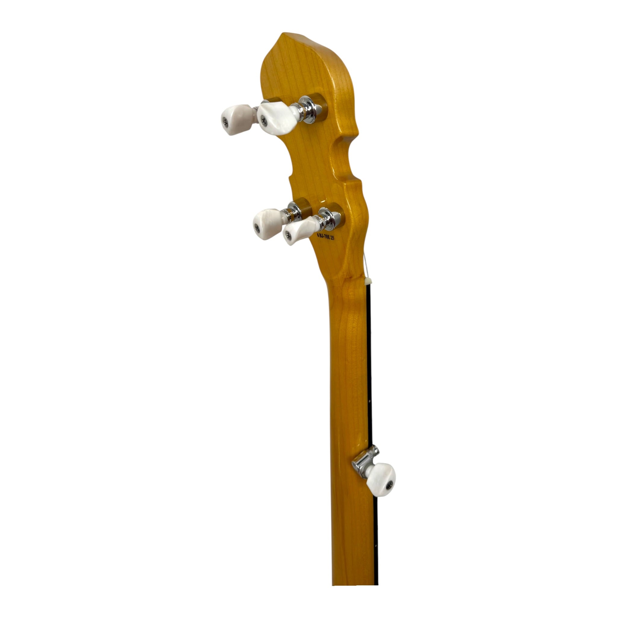 Caraya BJ70E "ElectroGrass" 5-String Maple Open-Back Banjo w/ Partial Internal Resonator & Piezo Bridge Pickup