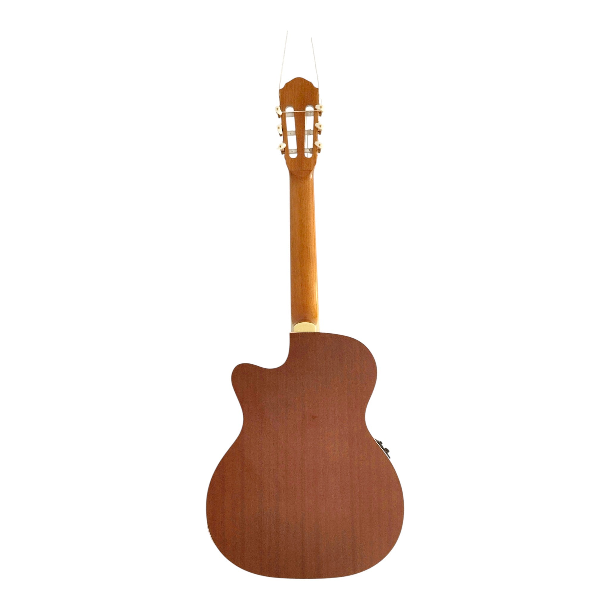 Caraya Spruce Thin-Body Cutaway Built-In Pickup/Tuner Classical Guitar - Sunburst C551BCEQBS