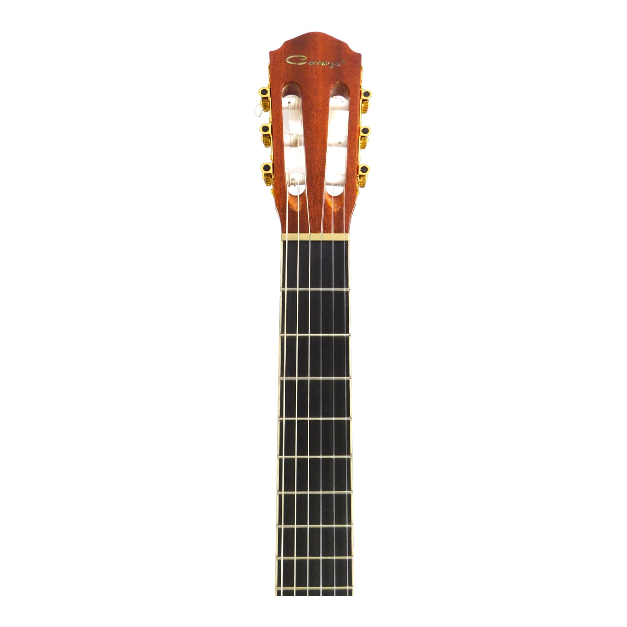 Caraya Spruce Thin-Body Cutaway Built-In Pickup/Tuner Classical Guitar - Sunburst C551BCEQBS