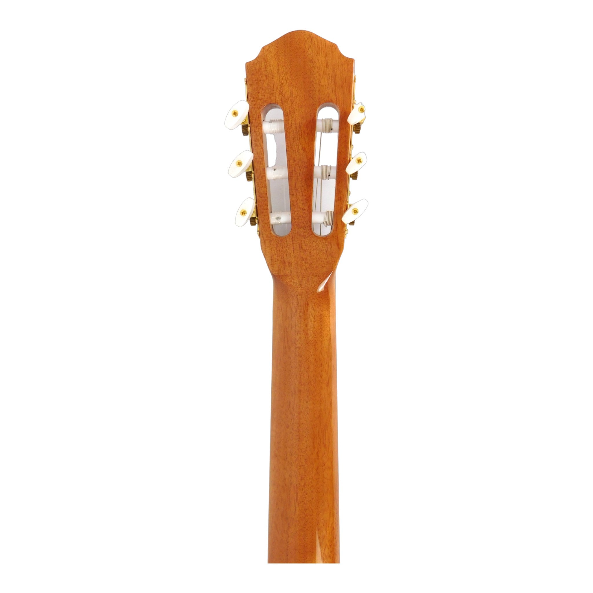 Caraya Spruce Thin-Body Cutaway Built-In Pickup/Tuner Classical Guitar - Natural C551BCEQN