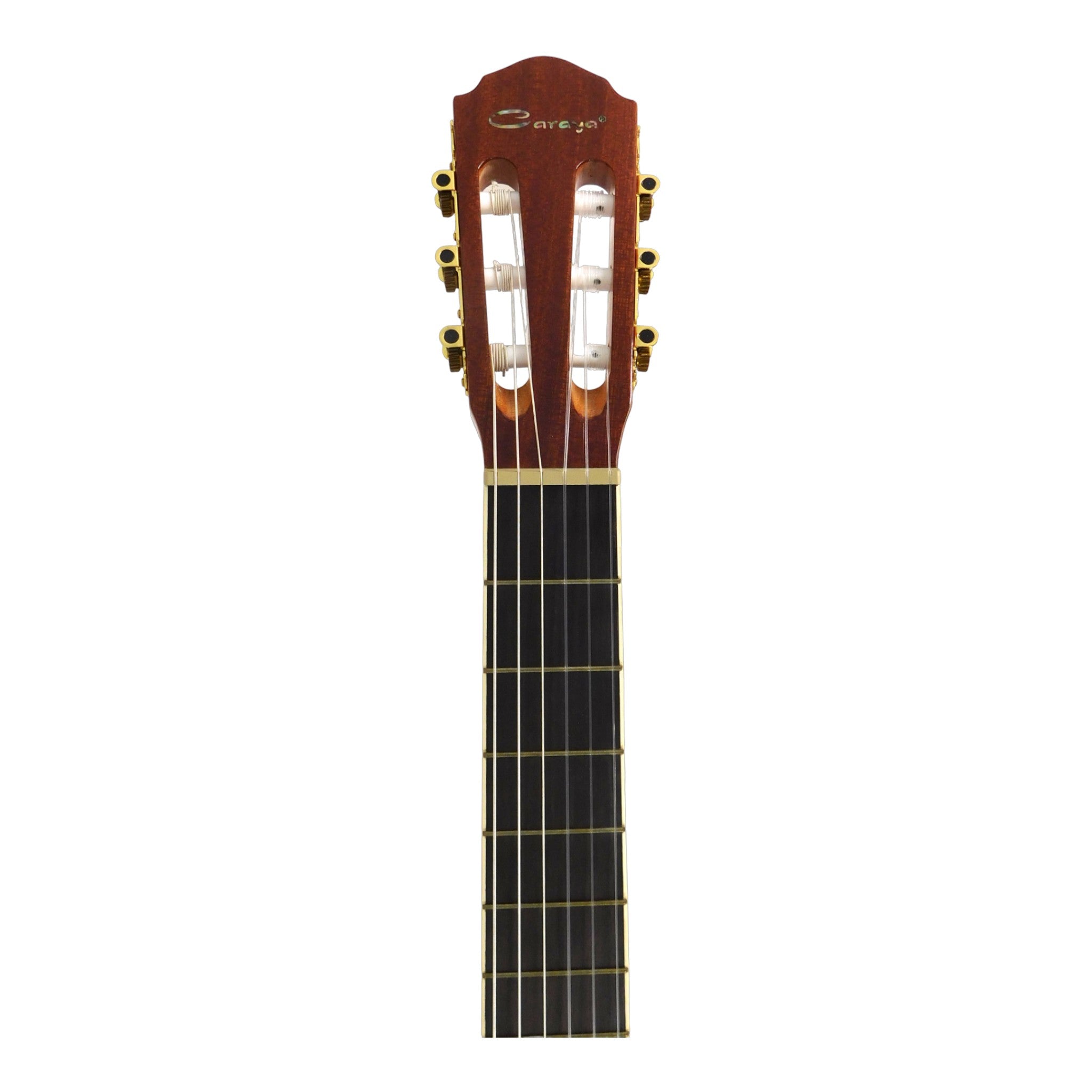 Caraya Spruce Thin-Body Cutaway Built-In Pickup/Tuner Classical Guitar - Natural C551BCEQN