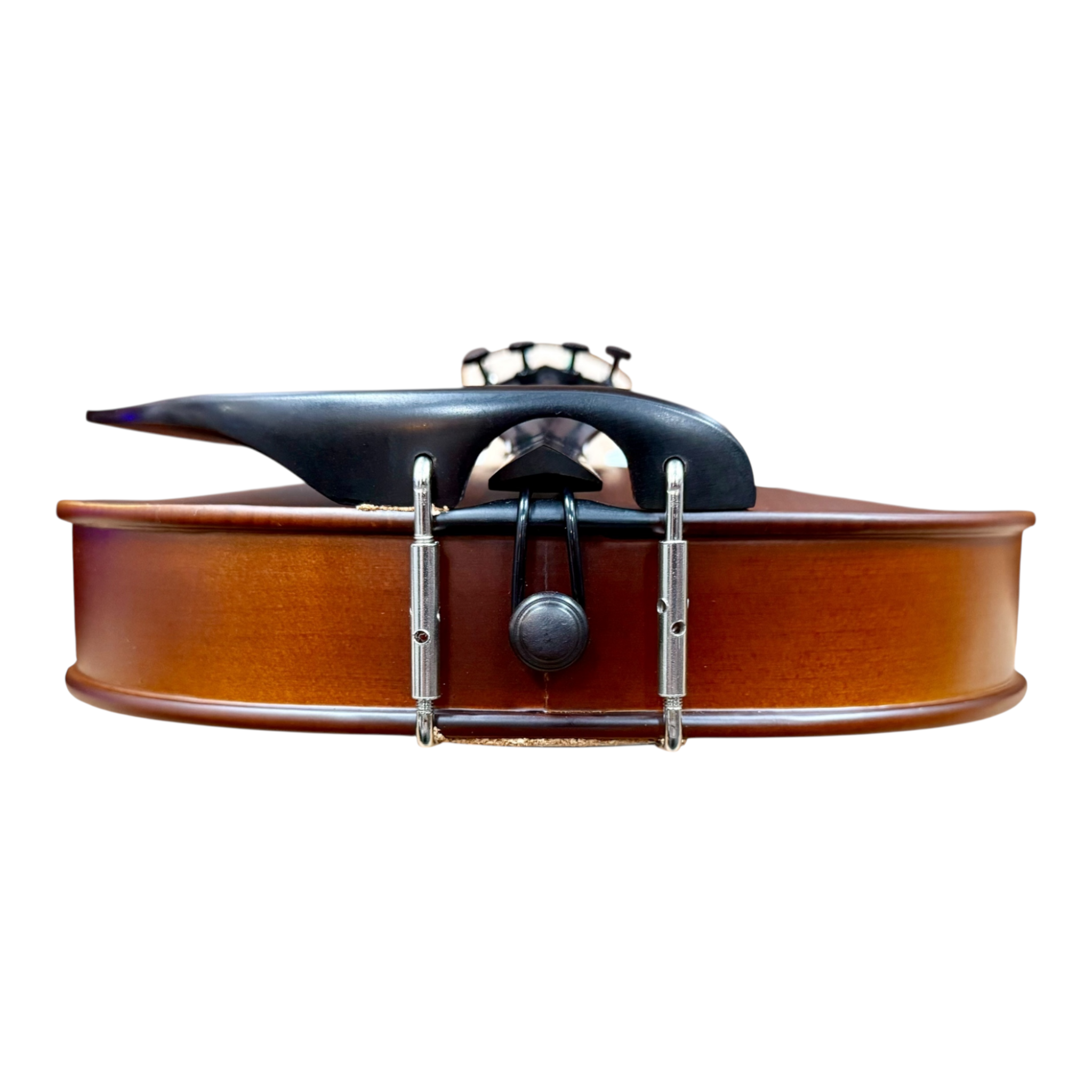 Caraya MV011 4/4 to 1/4 Violin Outfit in Natural Vintage w/ Foam Case, Shoulder Rest, Bow, and Rosin