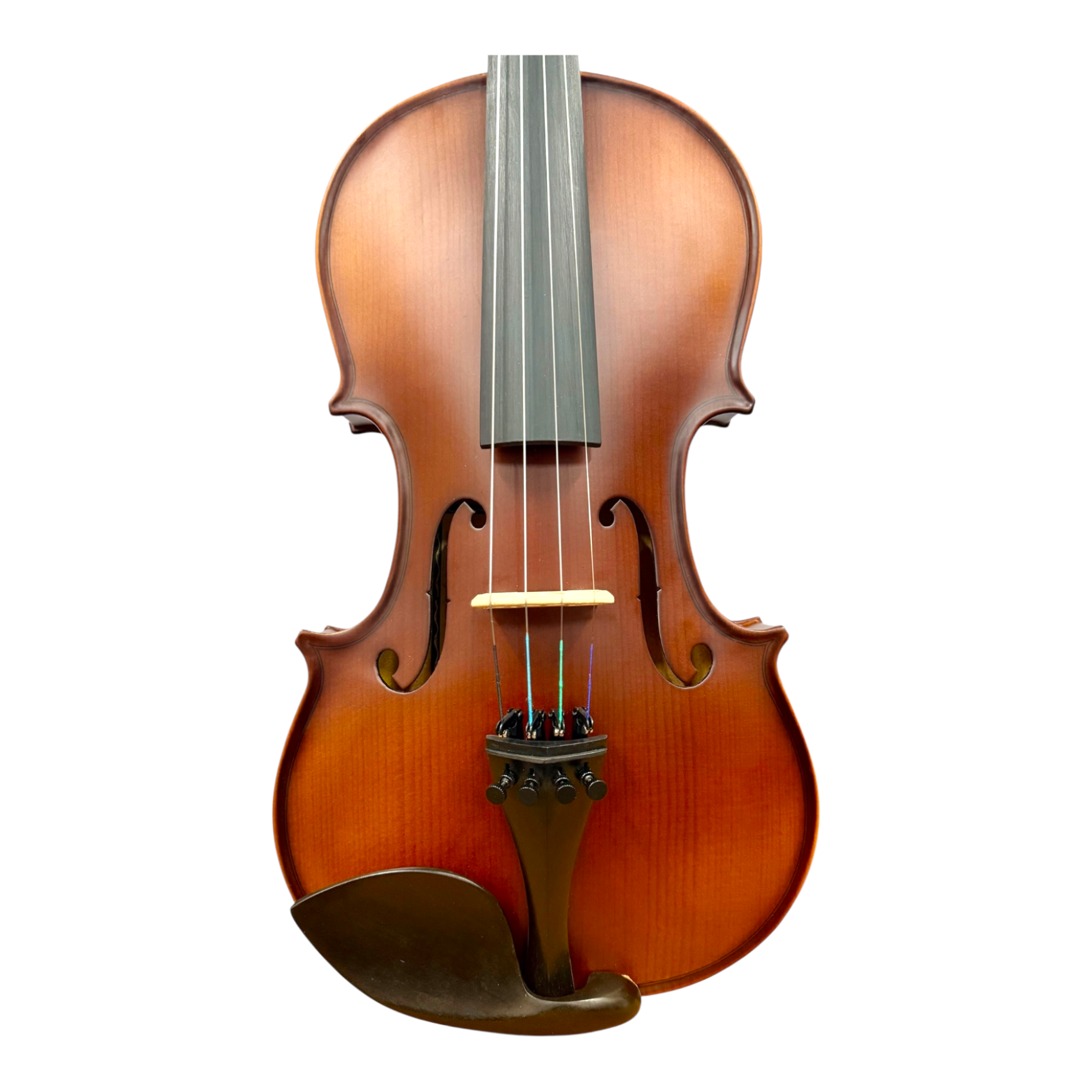Caraya MV011 4/4 to 1/4 Violin Outfit in Natural Vintage w/ Foam Case, Shoulder Rest, Bow, and Rosin