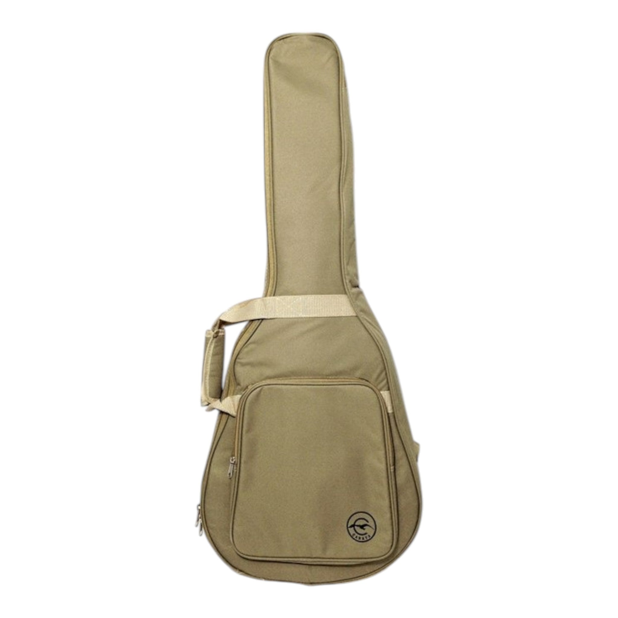 Caraya P301210SEQ 3/4 Traveller Solid Spruce Built-In Pickups/Tuner Acoustic Guitar - Natural