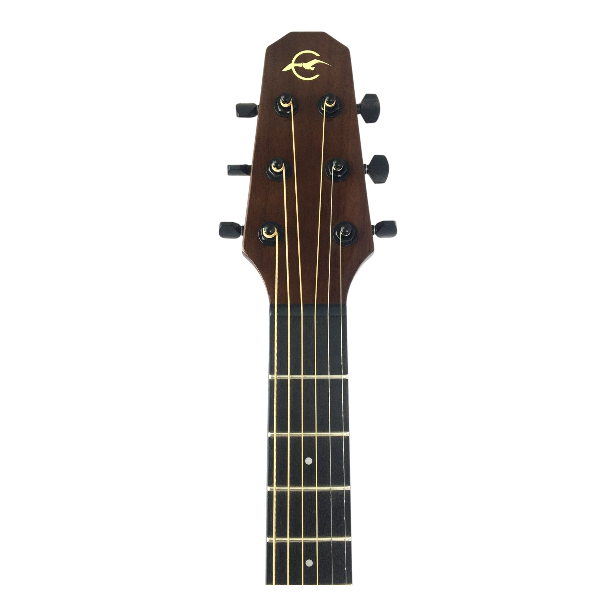 Caraya P301210SEQ 3/4 Traveller Solid Spruce Built-In Pickups/Tuner Acoustic Guitar - Natural