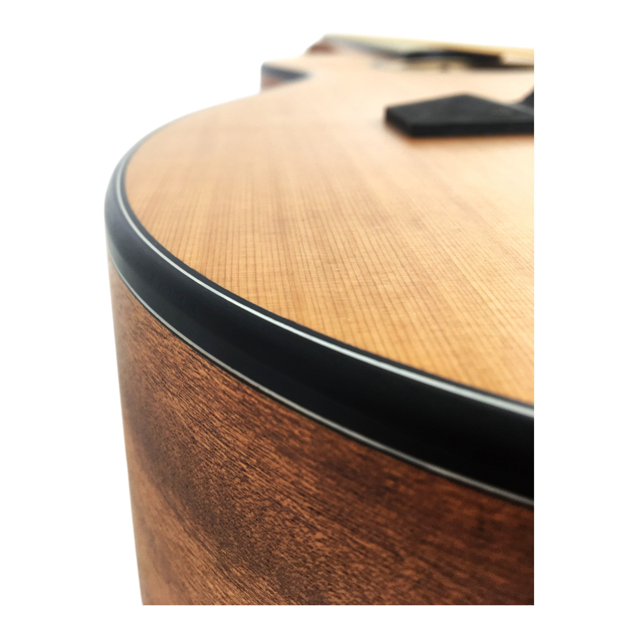 Caraya PARLOR610 Parlor Cedar Top Built-In Pickups/Tuner Acoustic Guitar - Natural