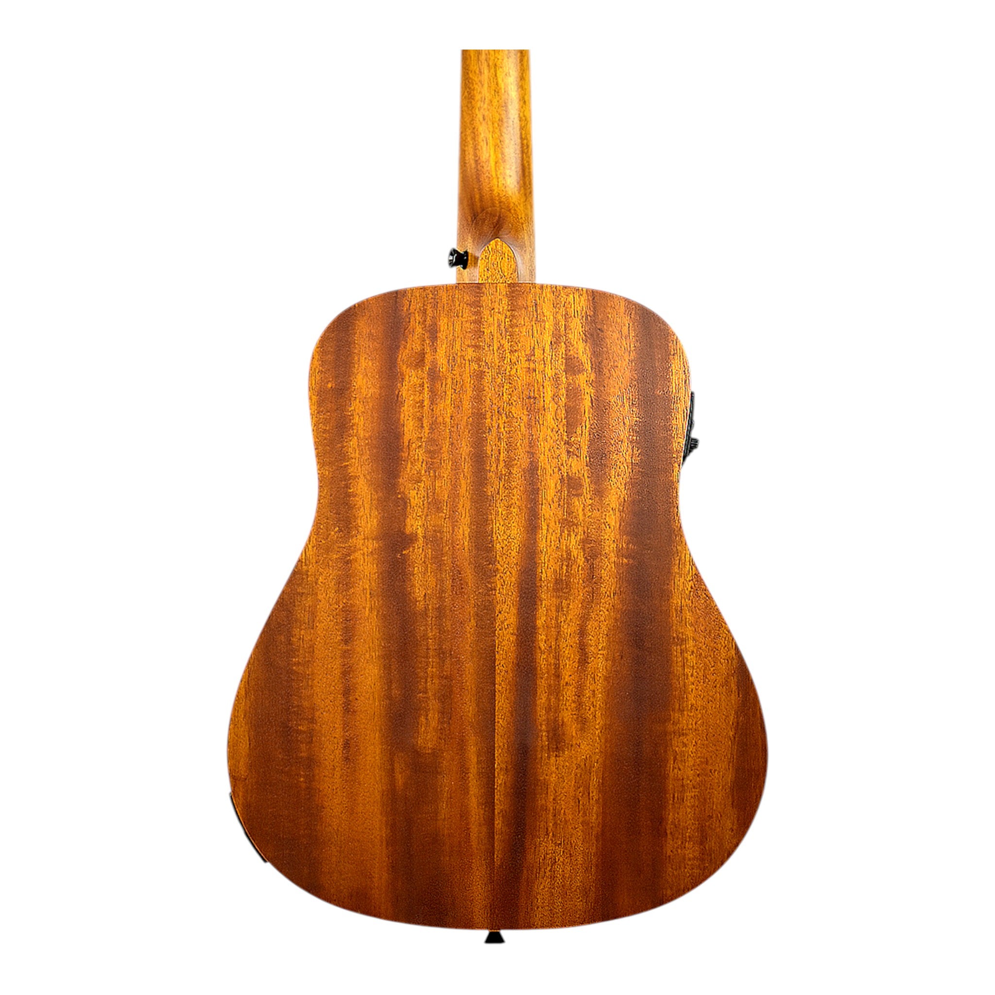 Caraya SAFAIR34EQ 34" All Mahogany Built-In Pickups/Tuner Acoustic Guitar - Natural with Accessories and 10W Amp. (Optional)