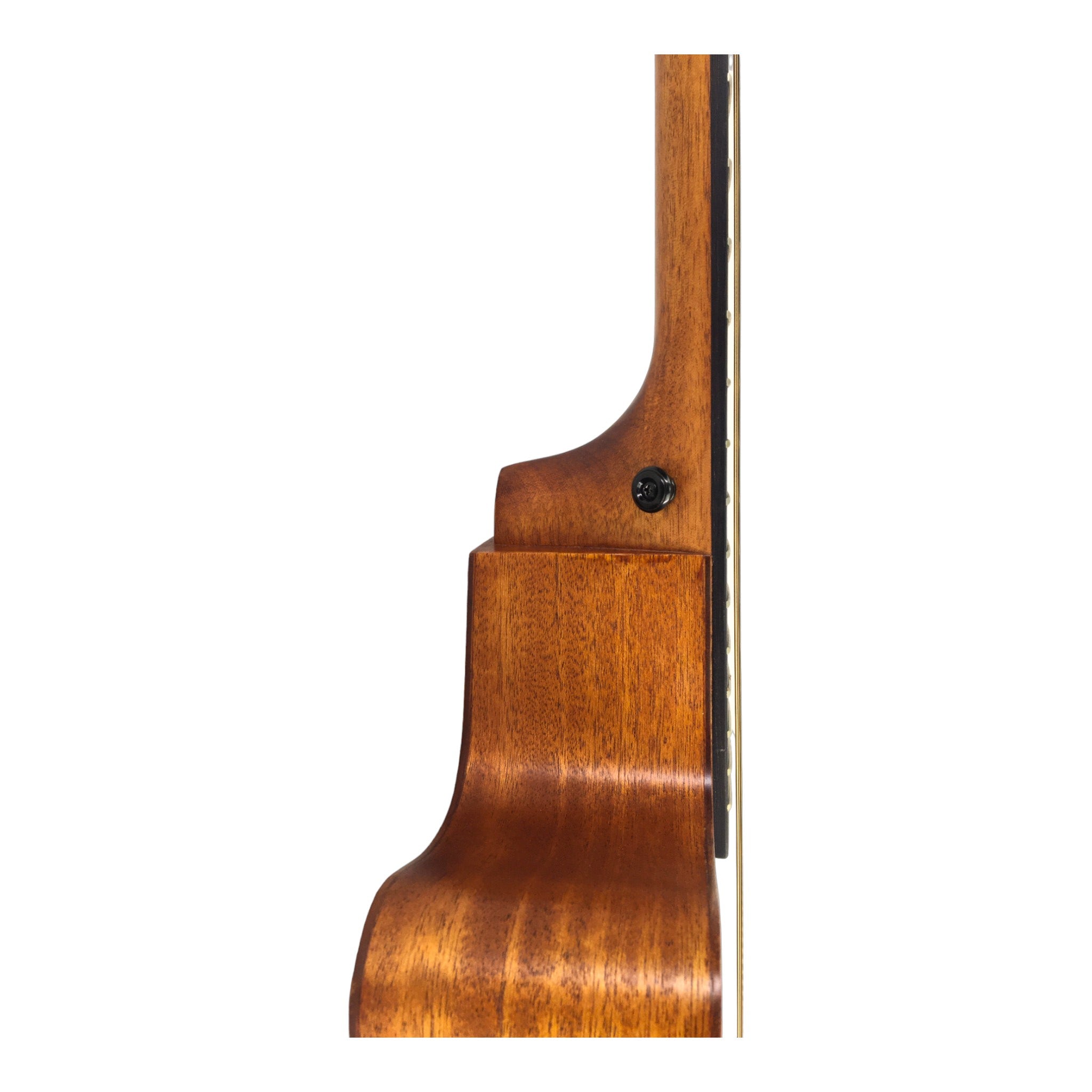 Caraya SAFAIR40CEQLH Left-Handed Thin-Body Built-In Pickups/Tuner Acoustic Guitar - Natural + 10W Amp. (Optional)