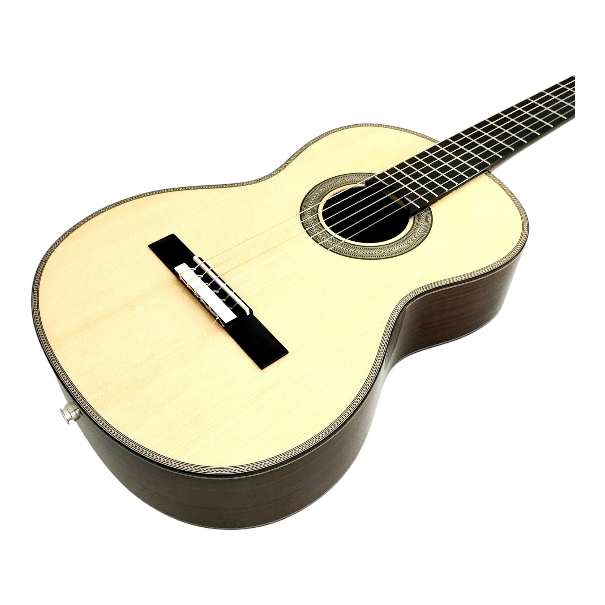 Caraya “Classic, Elegant, Precise” Solid Engelman Classical Guitar w/ Double OS1 Vibration Pickups - SCG952EQN