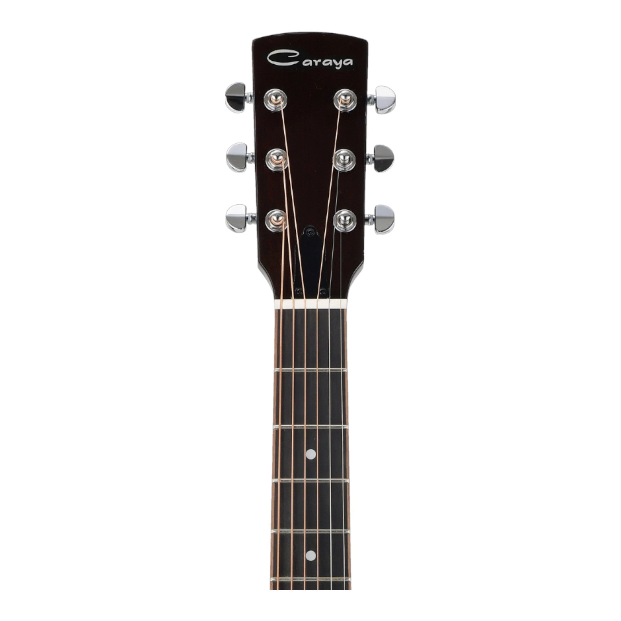Caraya SDG80 Hybrid Electric-Acoustic Resonator Guitar – Okoume, Satin Black