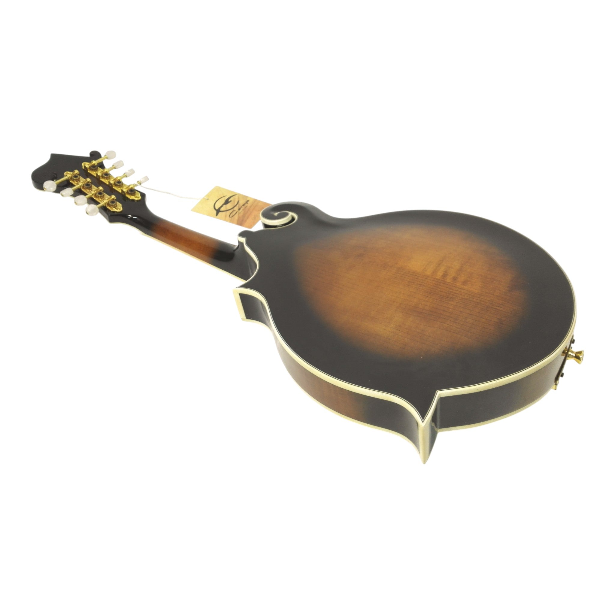 Caraya SMA958 Solid Spruce and Flamed Maple F-Style Mandolin in Dark Violin Sunburst