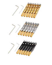 KOLOSS AVIATORII6FF Fixed Bridge for 6-String Headless Fan Fret Electric Guitars