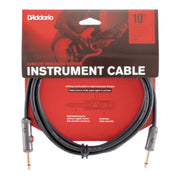 D'Addario Circuit Breaker Series 1/4" Jack, Latching Instrument Cable - Straight-Straight
