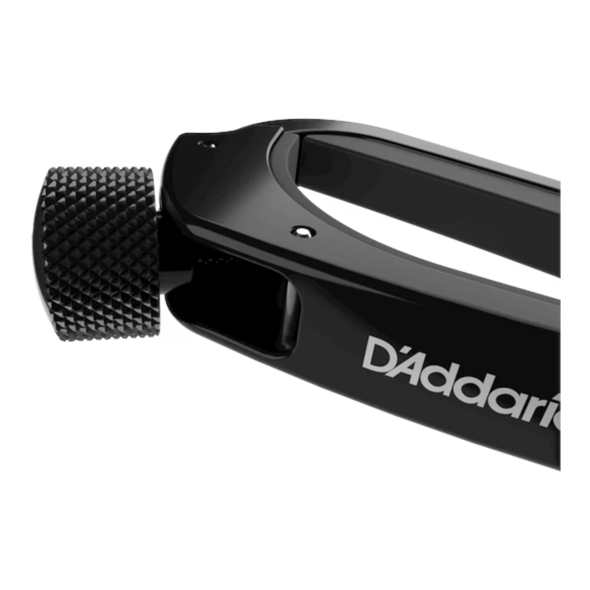 D'Addario PWCP02 Aluminium Screw-Type "Pro" Capo for 6 & 12-String Guitars - Black