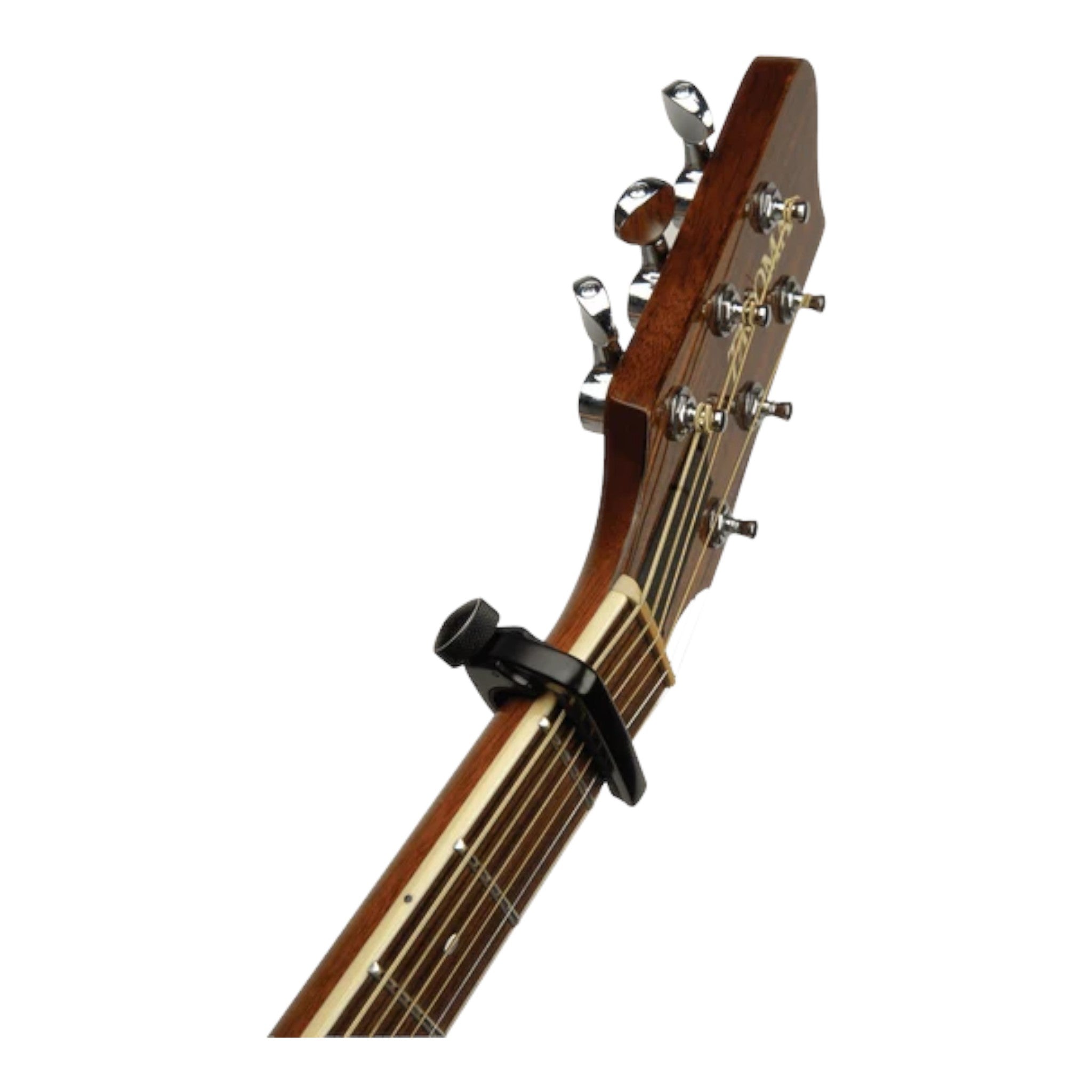 D'Addario PWCP07 ABS Screw-Type "Lite" Capo for 6-String Guitars - Black