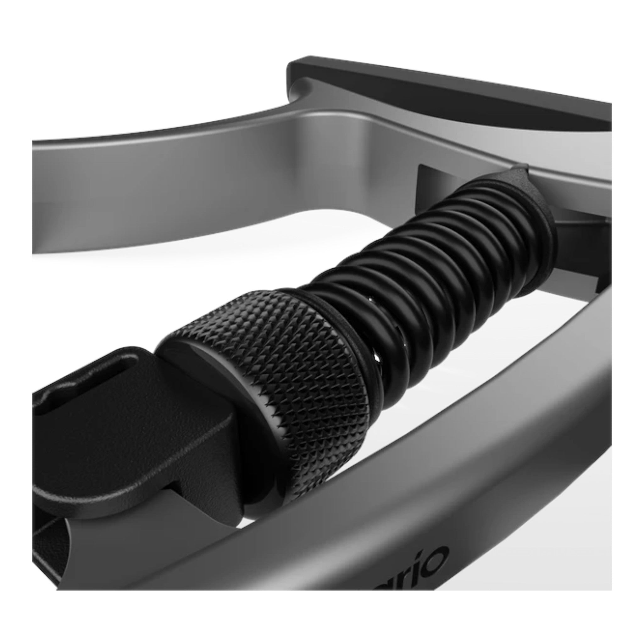 D'Addario PWCP09S Aluminium Adjustable Trigger-Type "Tri-Action" Capo for 6-String Guitars - Silver