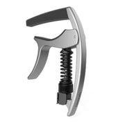 D'Addario PWCP09S Aluminium Adjustable Trigger-Type "Tri-Action" Capo for 6-String Guitars - Silver