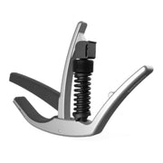 D'Addario PWCP10S Aluminium Adjustable Trigger-Type "Artist" Capo for 6-String Guitars - Silver