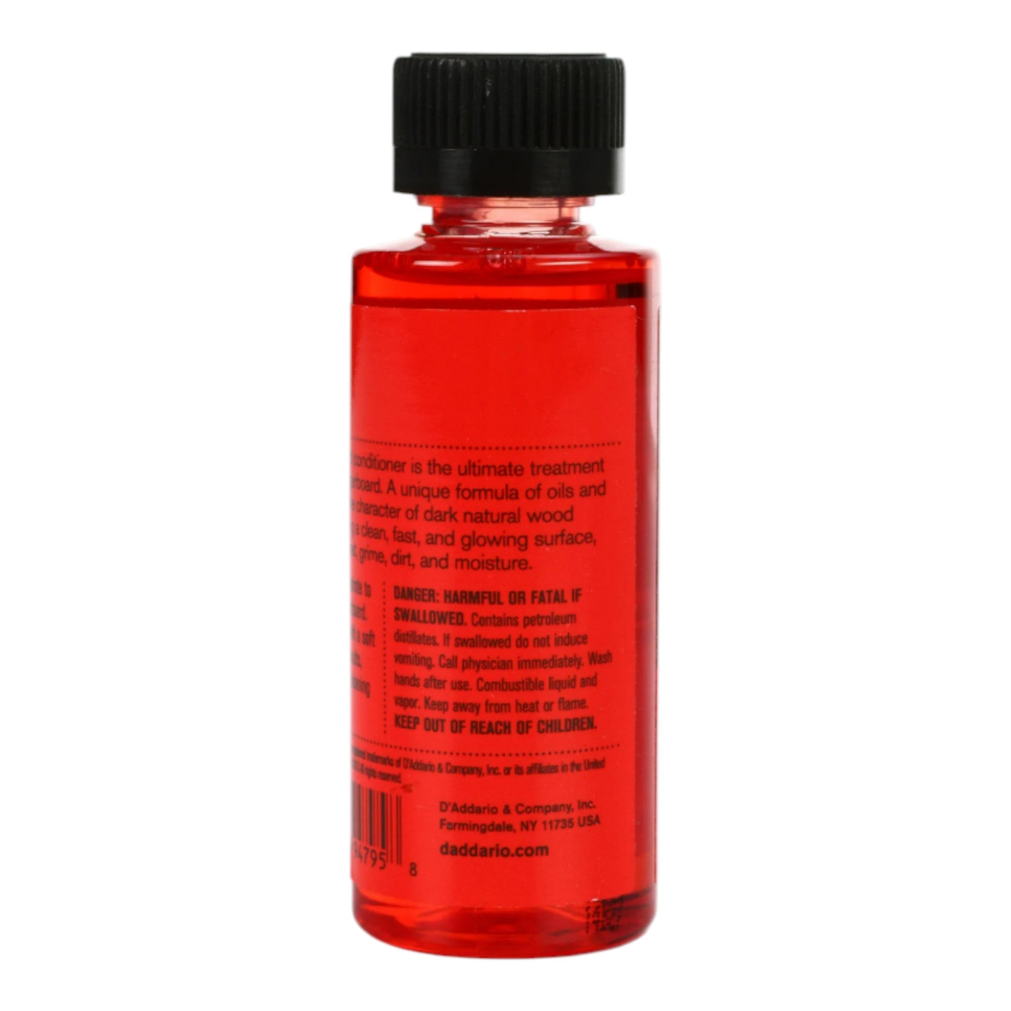 D'Addario PWFBC "Hydrate" Fingerboard Cleaner & Conditioner for Dark/Unfinished Woods - 29.5 ml (1 fl oz) / 59 ml (2 fl oz)